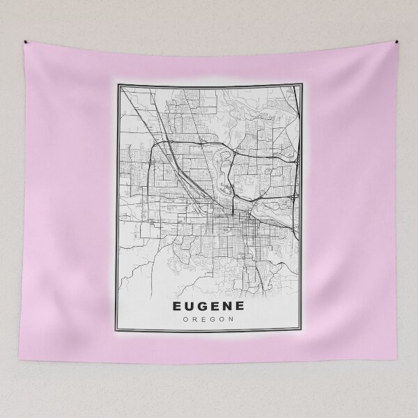 Item preview, Minimalist Eugene Map designed and sold by Tamas Das.