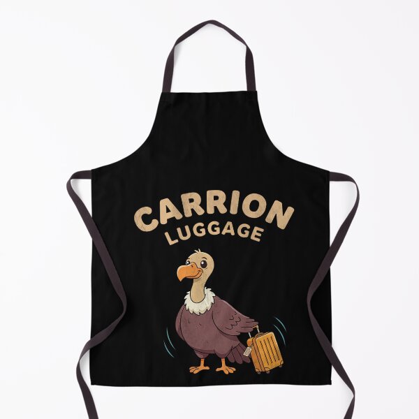 Item preview, Carrion Luggage Funny Vulture Pun Wildlife Bird designed and sold by elderberry.