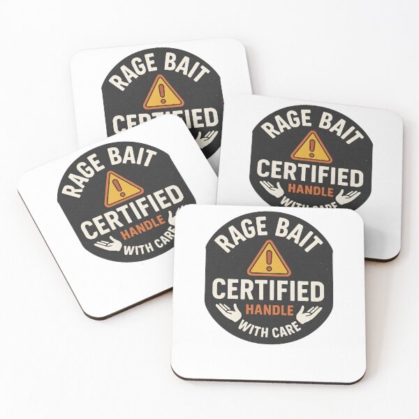 Item preview, Rage Bait Certified Handle With Care, Funny designed and sold by Logiamerch.