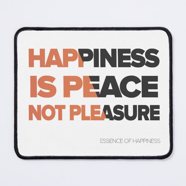 Item preview, Happiness Is Peace Not Pleasure designed and sold by CutCollective.
