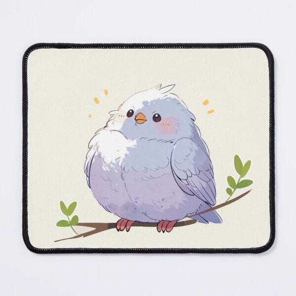 Item preview, Kawaii Bird Sticker designed and sold by Wildtastic .