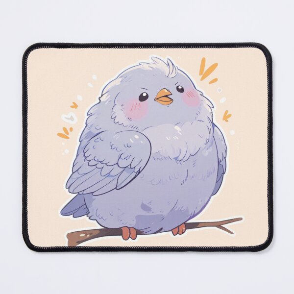 Item preview, Kawaii Bird Sticker designed and sold by Wildtastic .