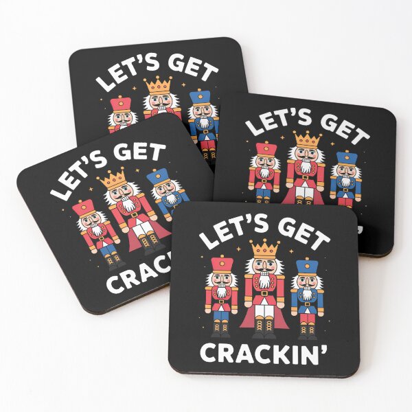 Item preview, Funny Lets Get Cracking Nutcracker Christmas Humor designed and sold by elderberry.