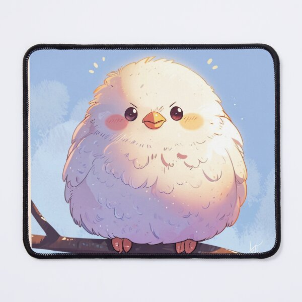 Item preview, Kawaii Bird Sticker designed and sold by Wildtastic .