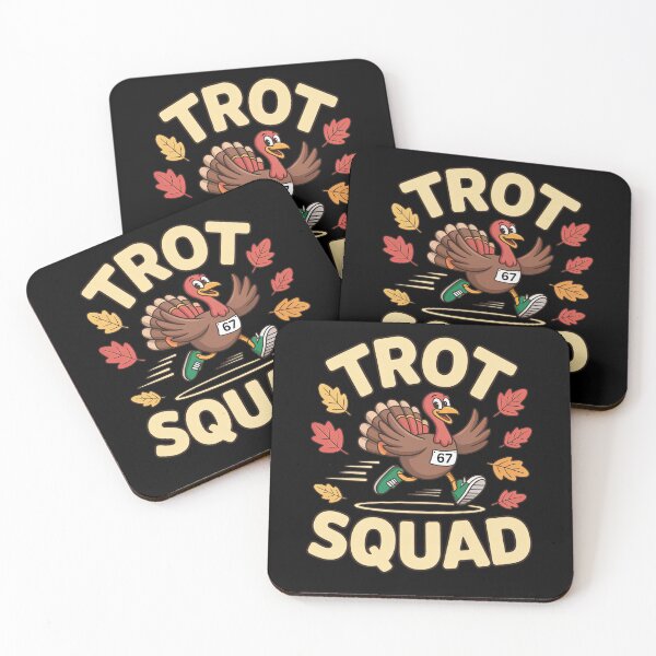 Item preview, Trot Squad Funny Thanksgiving Turkey Run 6 7 meme designed and sold by elderberry.