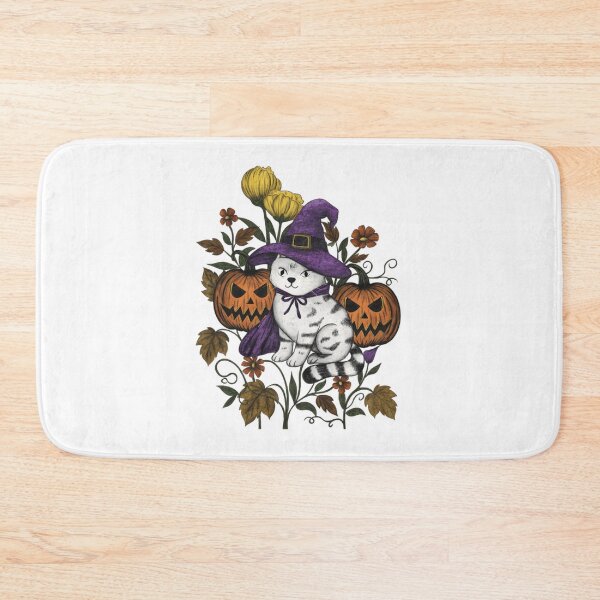 Item preview, Halloween Spooky Art Design - Cute Witch Cat  designed and sold by corafriesen.