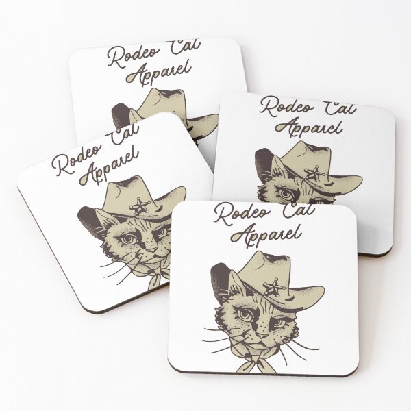 Item preview, Rodeo Cat Apparel – Cowboy Cat Vintage Western Design designed and sold by GenZFashion000.