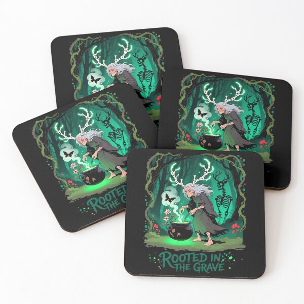 Item preview, Bone Witch of the Hollow Grove – Rooted in the Grave designed and sold by BlackPrintMrket.