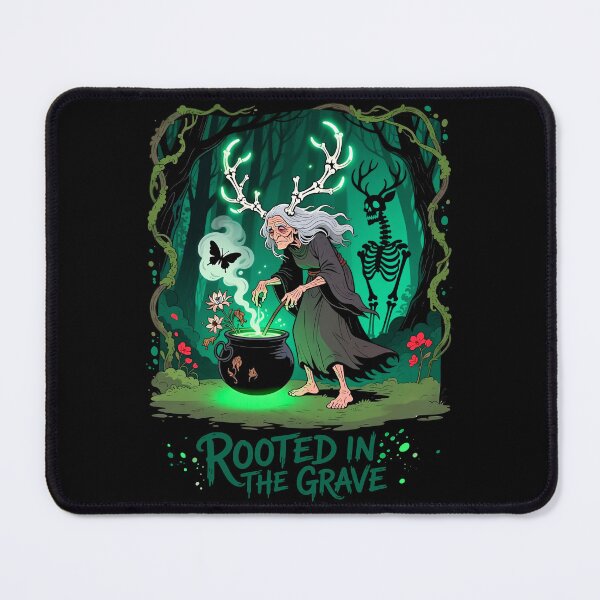 Item preview, Bone Witch of the Hollow Grove – Rooted in the Grave designed and sold by BlackPrintMrket.