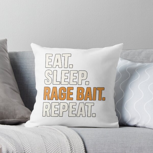 Item preview, Eat Sleep Rage Bait, Funny Meme Saying  designed and sold by Logiamerch.