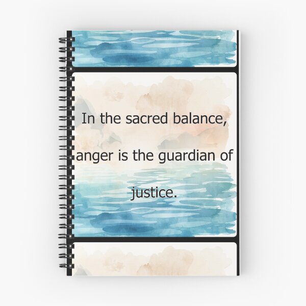 Item preview, In the sacred balance, anger is the guardian of justice. designed and sold by vagar.
