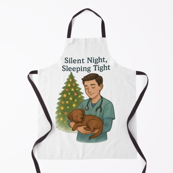 Item preview, Silent Night, Sleeping Tight – Funny Anesthesiology Vet Christmas Design designed and sold by Bettybee00.