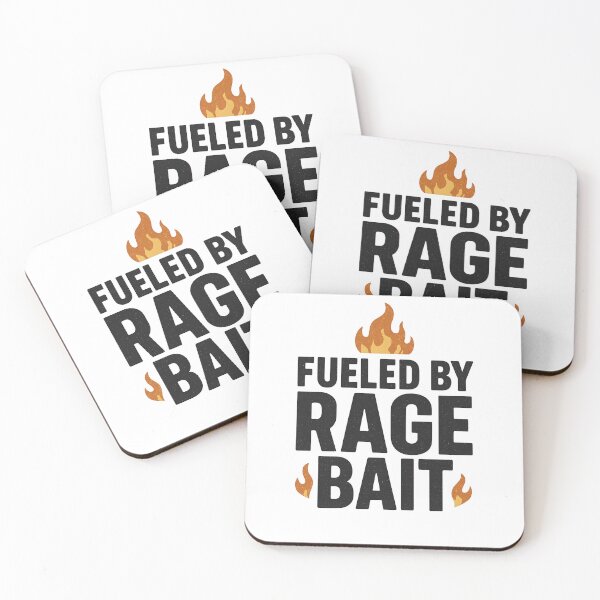 Item preview, Fueled by Rage Bait, Funny Meme Saying  designed and sold by Logiamerch.
