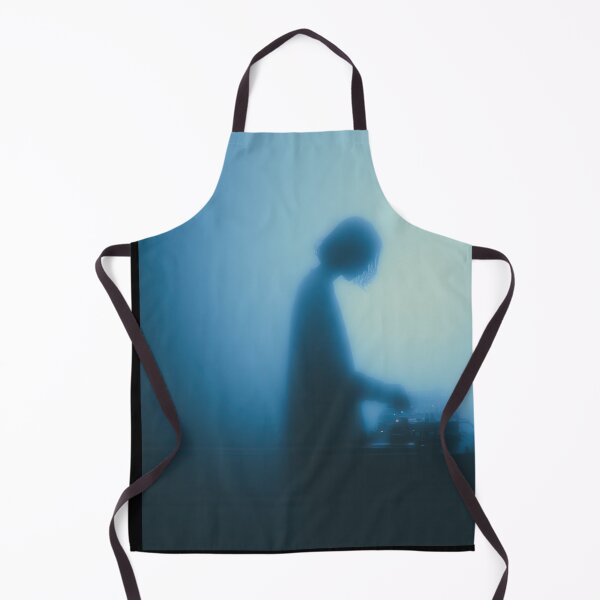 Item preview, Dreamwave DJ Silhouette Ambient Electronic Music Mood Art Print designed and sold by WartonnoArt.