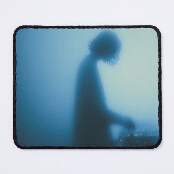 Item preview, Dreamwave DJ Silhouette Ambient Electronic Music Mood Art Print designed and sold by WartonnoArt.