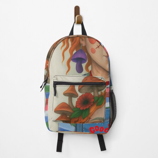 Item preview, Good Guys Inspired Mushroom Girl – Retro Fantasy Whimsical cottagecore designed and sold by DzurDesigns .