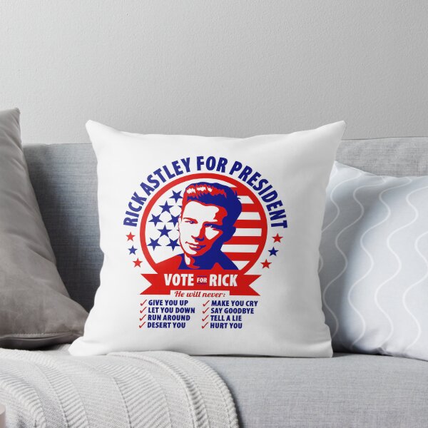 Item preview, Rick Astley President Campaign Parody Print designed and sold by johzenfra.