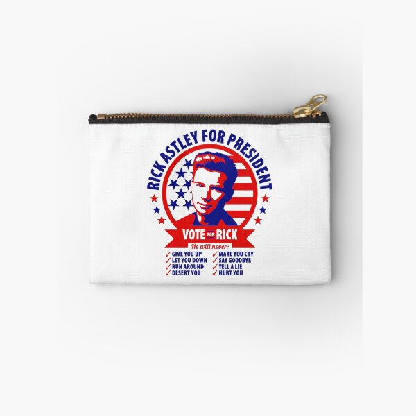 Item preview, Rick Astley President Campaign Parody Print designed and sold by johzenfra.