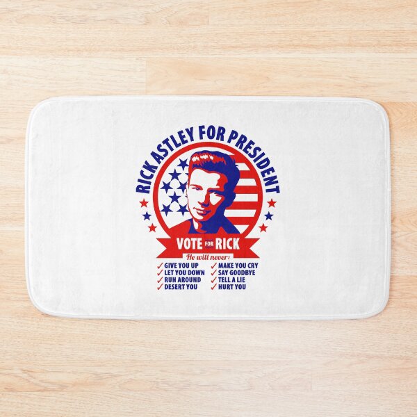Item preview, Rick Astley President Campaign Parody Print designed and sold by johzenfra.