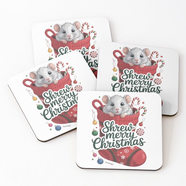 Item preview, Christmas Shrew rat Lover Gift Rare Animal Wildlife Art Tags designed and sold by kaka8888.