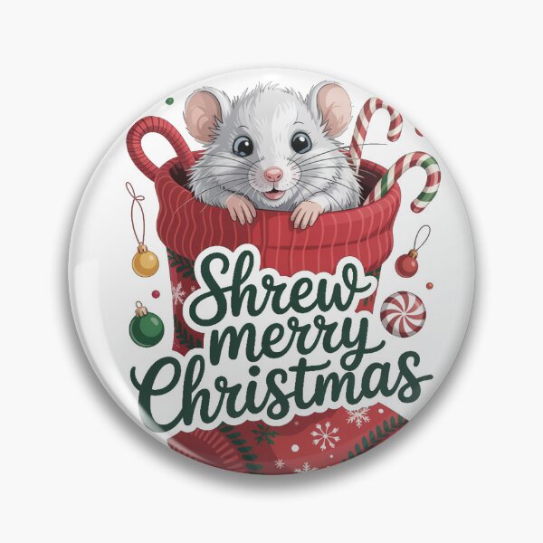 Item preview, Christmas Shrew rat Lover Gift Rare Animal Wildlife Art Tags designed and sold by kaka8888.