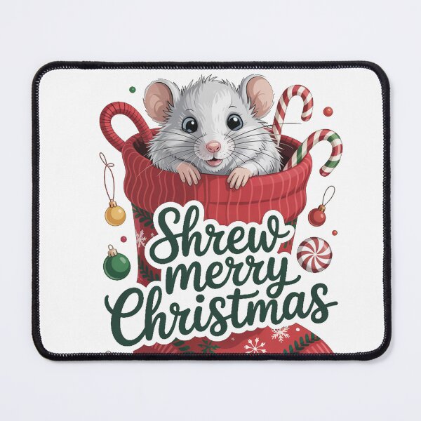 Item preview, Christmas Shrew rat Lover Gift Rare Animal Wildlife Art Tags designed and sold by kaka8888.