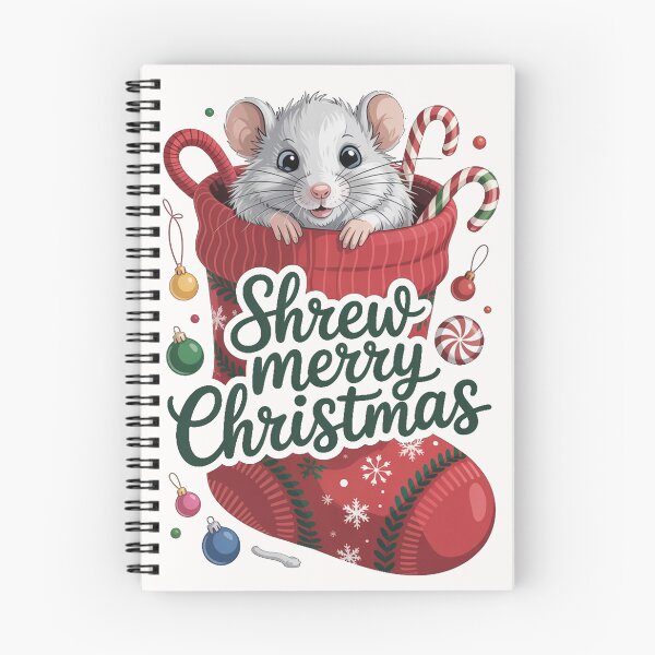 Item preview, Christmas Shrew rat Lover Gift Rare Animal Wildlife Art Tags designed and sold by kaka8888.