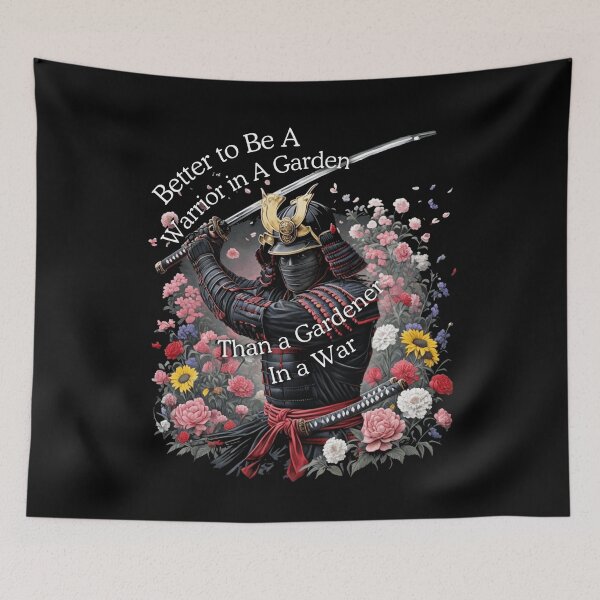 Item preview, Better To Be A Warrior In A Garden Than A Gardener In A War designed and sold by Flirt-Teez.