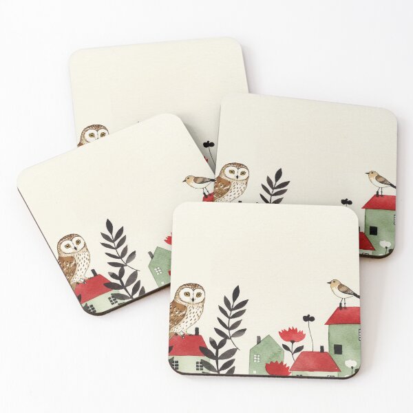 Item preview,  Owl and a bird  designed and sold by Design4uStudio.