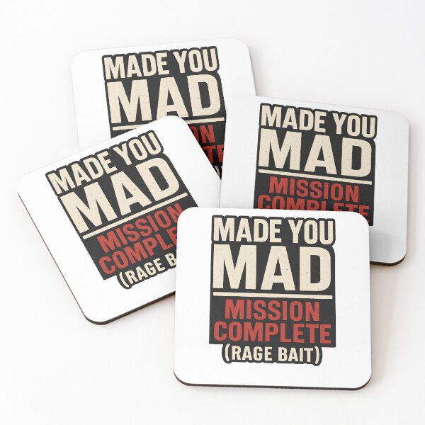 Item preview, Made You Mad Mission Complete Rage Bait, Funny  designed and sold by Logiamerch.