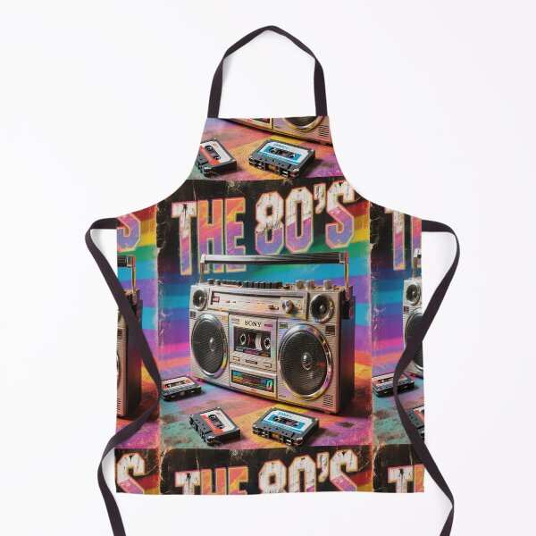 Item preview, Totally Rad 80's VIBES Retro TV Neon Pop Culture Nostalgia Design designed and sold by WHITE FLAME PRINTS.