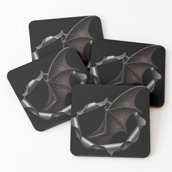 Item preview, 3D Illusion Bat Wing Tear Metal - Realistic Effect Sticker for Pencil Case, Laptop, Car designed and sold by Real-Breach.