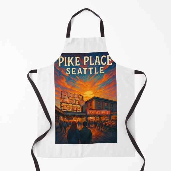 Item preview, Pike Place Seattle – Public Market at Sunset designed and sold by Places On Earth.