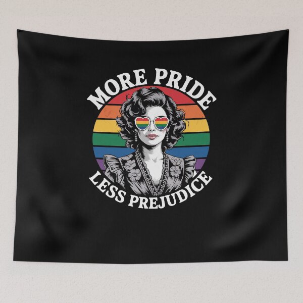 Item preview, More Pride Less Prejudice Rainbow LGBT Month  designed and sold by Veroniadic.