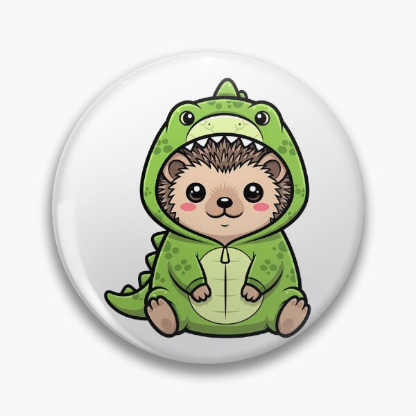Item preview, Hedgehog Dinosaur Onesie Kawaii designed and sold by k3rstman1.
