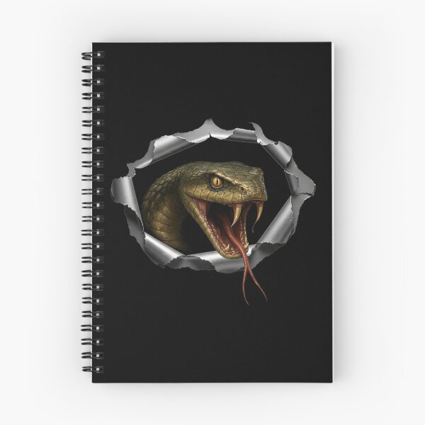 Item preview, 3D Venomous Snake Head Metal Tear - Realistic Dangerous Effect Sticker, Car, PC, Wildlife designed and sold by Real-Breach.