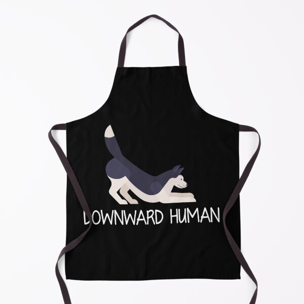 Item preview, Downward Human Dog Tee– Funny Yoga Lover Pet Humor Tee designed and sold by ShapedUp.