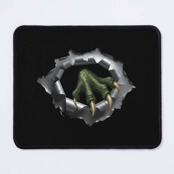 Item preview, 3D Lizard/Reptile Leg with Green Scales - Realistic Tear Effect Sticker for Metal, Car, Console, PC designed and sold by Real-Breach.