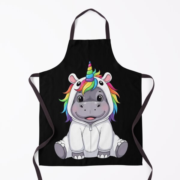 Item preview, Cute Hippo Unicorn Onesie Rainbow Magic designed and sold by k3rstman1.