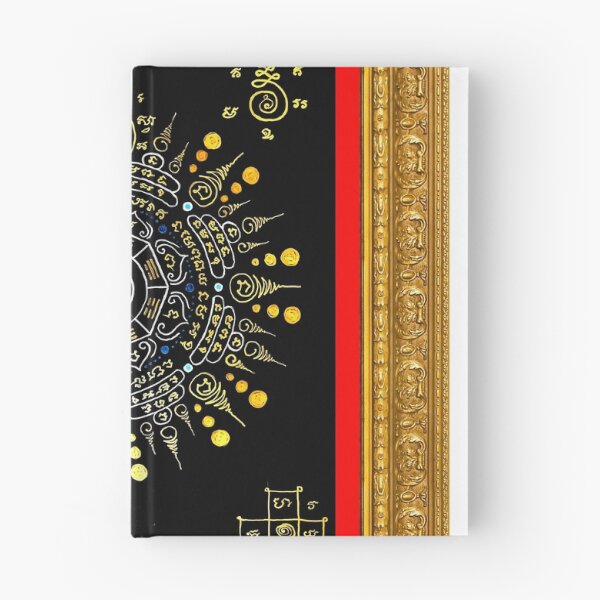 Item preview, Mystical Thai Yantra Painting | Attraction, Good Fortune, Protection & Business Success Wall Art with Elegant Baroque Frame designed and sold by kaka8888.