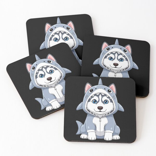 Item preview, Husky Puppy Shark Onesie Cute Dog designed and sold by k3rstman1.