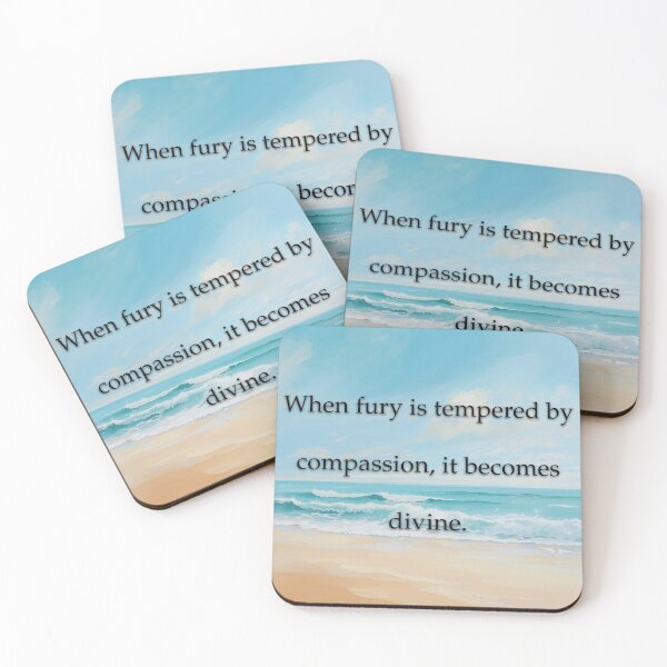 Item preview, When fury is tempered by compassion, it becomes divine. designed and sold by vagar.