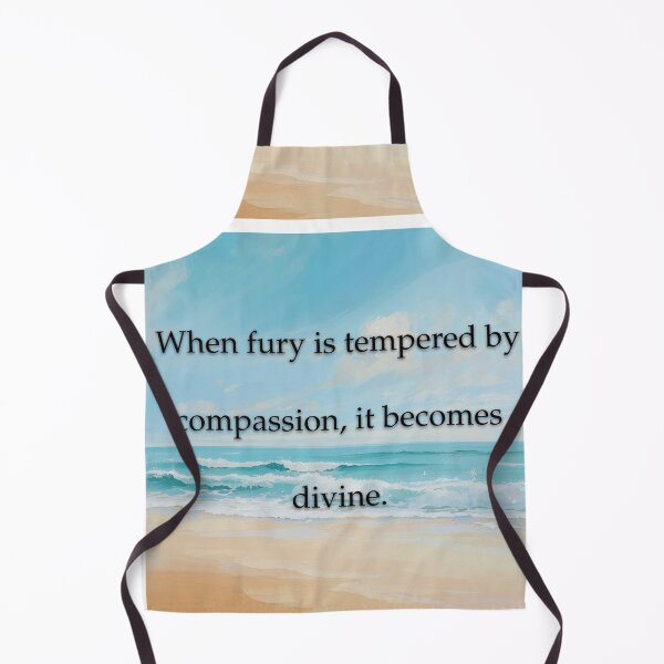 Item preview, When fury is tempered by compassion, it becomes divine. designed and sold by vagar.