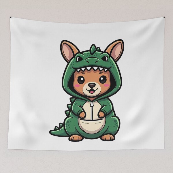 Item preview, Kangaroo Dinosaur Onesie Cute Animal designed and sold by k3rstman1.