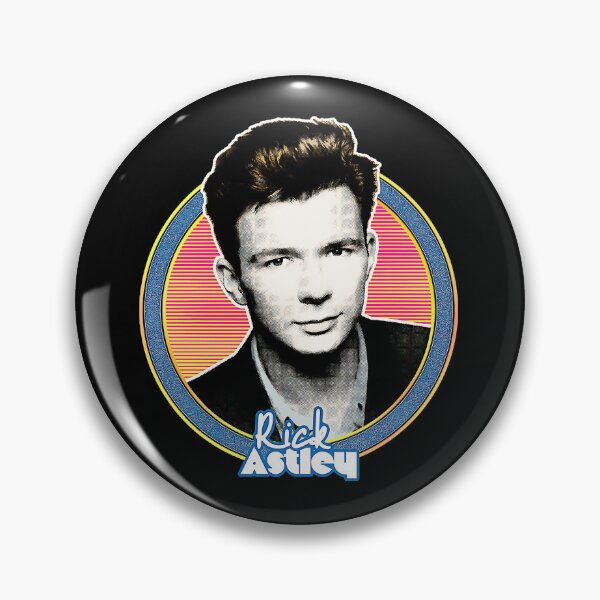 Item preview, Rick Astley Young Portrait Circular Frame designed and sold by johzenfra.