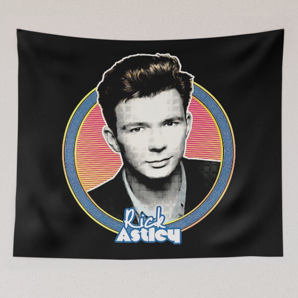 Item preview, Rick Astley Young Portrait Circular Frame designed and sold by johzenfra.