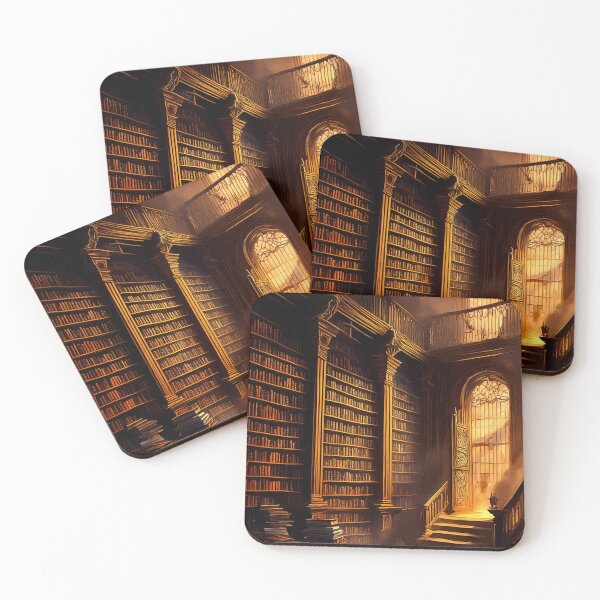 Item preview, Grand Library Interior with Books and Light designed and sold by SuRReal3D.