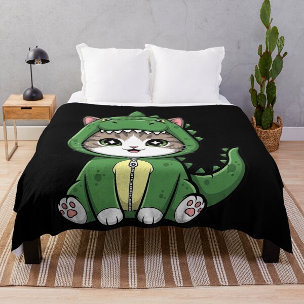 Item preview, Cute Kitten Dinosaur Onesie Cat Feline designed and sold by k3rstman1.