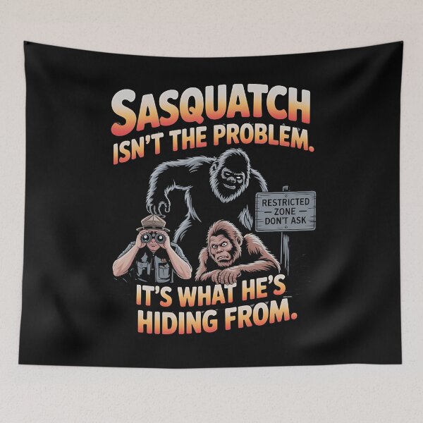 Item preview, national park - park ranger - sasquatch patrol - park service - creepy forest - campfire horror - existential hiking - nature is scary - backwoods secrets - unexplained phenomena – survival designed and sold by JansenGS.
