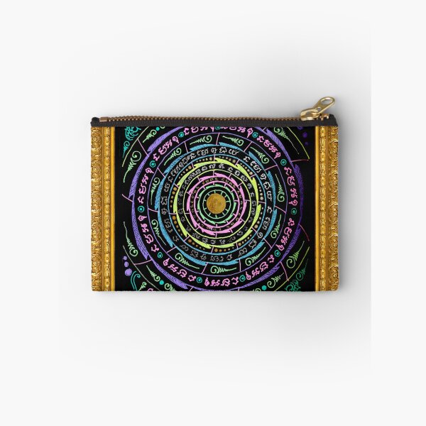 Item preview, Mystical Thai Yantra Painting | Attraction, Good Fortune, Protection & Business Success Wall Art with Elegant Baroque Frame designed and sold by kaka8888.